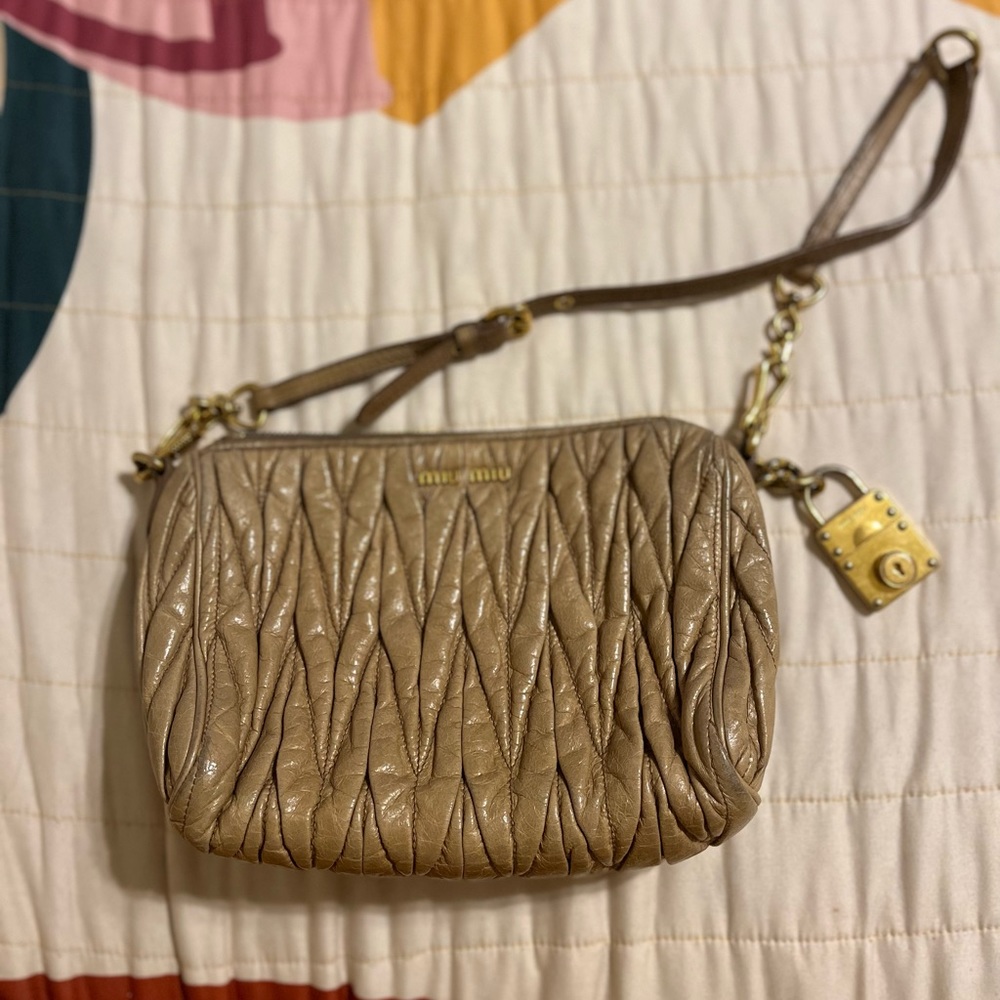 Vintage Miu Miu Matelasse handbag